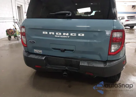 2021 Ford Bronco Sport Outer Banks z USA, uszkodzony, nr VIN 3FMCR9C68MRA41579
